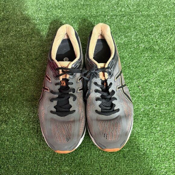 Mens ASICS Gel Pursue Running Walking Sneaker Shoes Mens Size 10 Gray/Orange - Picture 2 of 7